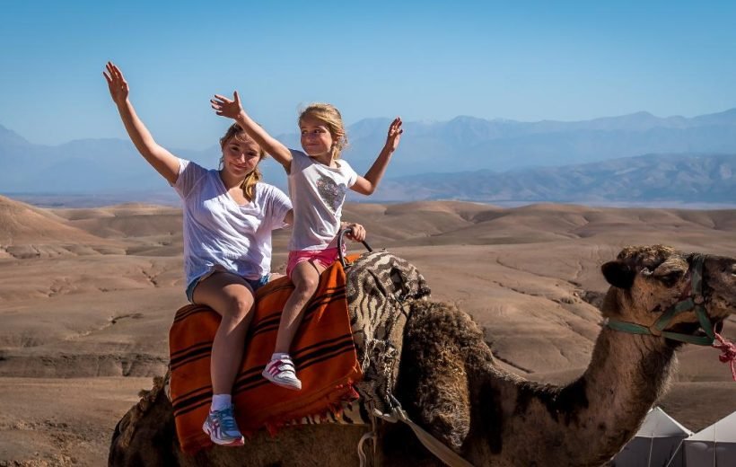 Lunch and Camel ride in the Agafay desert