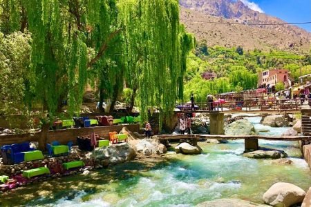 Ourika valley and the Atlas Mountains